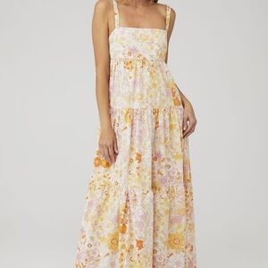 Free People Park Slope Tiered Maxi Sundress